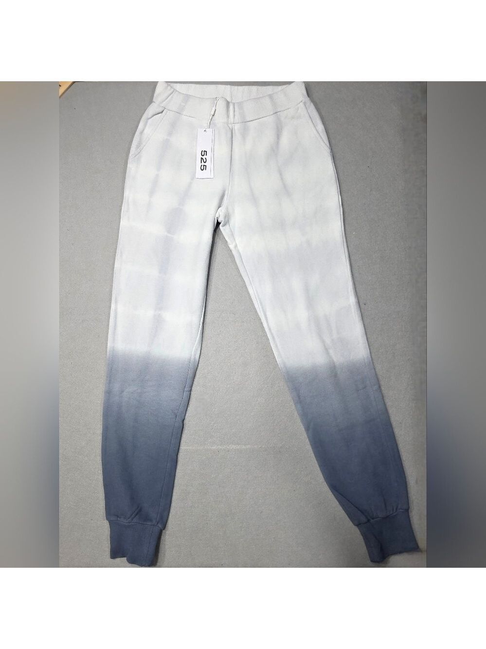 525 Revolve Storm Cloud Multi Tie Dye Ombre Relaxed Fit Joggers XS -New With Tag